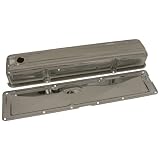 1950-62 Chevy 235 Straight Inline 6 Cylinder Steel Valve Cover w  Side Plate - Chrome by CFR Performance