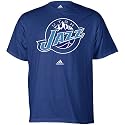adidas Utah Jazz Navy Blue Primary Logo T-shirt