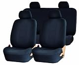 41U3n3YubhL. SL160  Universal Full Set of Car Seat Covers   Double Stitched Racing Style   Black Uaa003