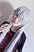 Mainlead Black Butler Kuroshitsuji Undertaker Cosplay Silver White Wig+Wig Cap