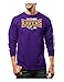 VF LSG NFL Baltimore Raven's Men's Tackle Trap Program Long Sleeve Crew Neck Fleece Tee, Large, Dark Purple