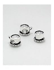 Tea-Cup Bead In Sterling Silver