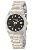 Caravelle By Bulova Diamond Men Black dial watch 45D104