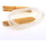 Ostart 18 Set Kit 30'' Inch (80cm) Circular Bamboo Knitting Needles (End - to -End)