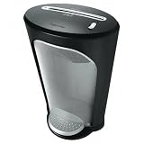 Powershred DS-1 Shredder, Cross Cut, 9" Throat, 11 Sheet Capacity, Silver & Black