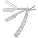 Silvercell Mens Stainless Steel Straight Edge Razors Blade Folding Shaving Knife (As Picture)