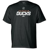Reebok Anaheim Ducks Black Power Play T-shirt