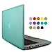 iBenzer - 2 in 1 Soft-Skin Smooth Finish Soft-Touch Plastic Hard Case Cover & Keyboard Cover for Macbook Pro 13'' WITH CD-ROM (Model: A1278), Green MMP13GN+1