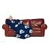 San Diego Chargers Adult Comfy Throw Blanket with Sleeves
