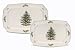 Spode Christmas Tree Rectangular Platters, Set of 2