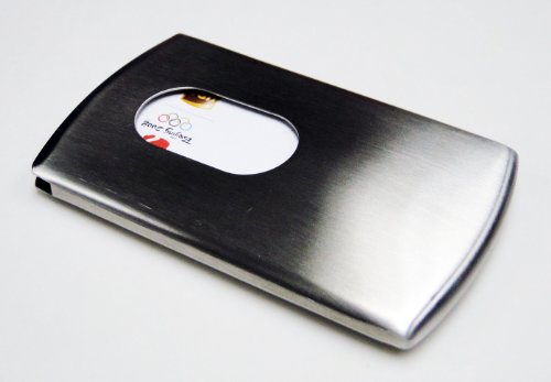 Tapp C. Stainless Steel Wallet Business Name Credit ID Card Holder Case