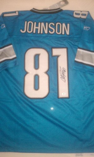Calvin Johnson Signed Authentic Detroit Lions Jersey