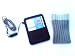 KMS - 3G BLACK SILICONE COVER & SOCK BOX SET FOR iPOD NANO 3RD GENERATION + EXCLUSIVE NEW BLACK NECK STRAP
