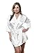 iCollection Women's Plus-Size Satin Robe