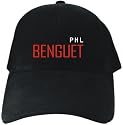 CAPS BLACK EMBROIDERY " BENGUET - ISO CODE " PHILIPPINES