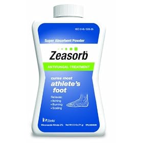 Zeasorb Super Absorbent Powder Antifungal Treatment 2.5 oz (71 g)