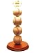 24 Genuine Baseball Table Lamp with Maple Base and Brass Lighting Fixture (Pair)