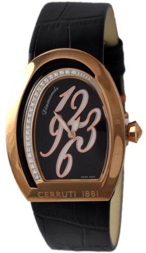 CERRUTI Damenarmbanduhr Diamond Swiss Made Collection C CT101372D02 Preisvergleich