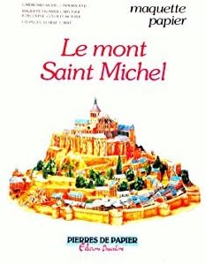 Mont-St-Michel Paper Craft monastery World Heritage France