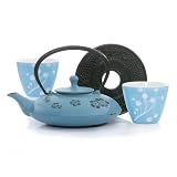 Cast Iron Tea Set- Sky