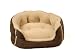 Happy Tails Designer Corduroy Cozy Pet Bed, Chocolate