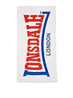 Lonsdale Toalla Fitness (Blanco / Rojo / Azul)