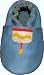 Tibet PLATEAU soft sole infant full grain baby shoes SUEDE cake blue