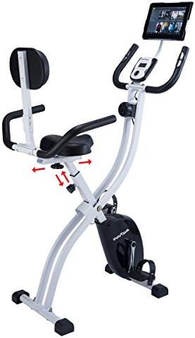 Dual-Function Folding Upright Bike with Backrest