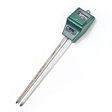 Egeek 土壌温湿度計 水分センサー計 土壌水分/PH値/日射量センサーメーター 3-in-1