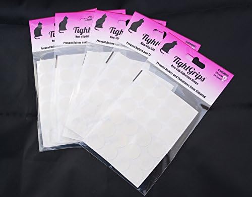 5 PACK: TightGrips Non-slip Silicon Grips for Quilting, Rulers, and any non-slip application - 48 Pieces Total - 24 Large & 24 Small