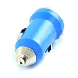New 3-Pack Mini Car Cigarette Lighter USB Charger Adapter Blue For Apple iPhone 4 4G 16GB / 32GB 4th Generation