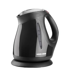 Black and Decker JKC550 Black Electric Kettle, Black by Black & Decker