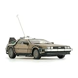 Review Sunstar  / Christopher Lloyd Signed 1:18 Scale Back To The Future 1 De Lorean Diecast Model