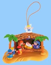 Fisher Price Little People Christmas Story Ornament by Basic Fun
