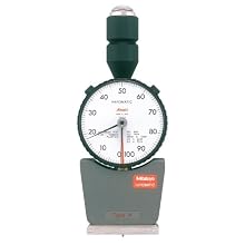 Mitutoyo 811-335 Dial Durometer Tester for Shore A Scale, 1.73" X 0.7" Pressure Foot, .031" Diameter Blunt Taper Tip
