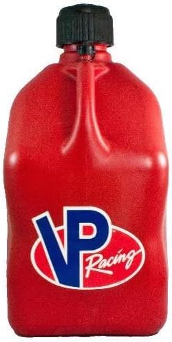 4 Pack Red VP 5 Gallon Racing Utility Jugs, Filler Hose and JAZ Fuel Funnel Kit