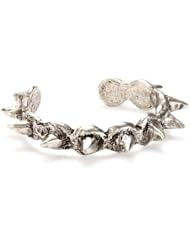 CHRISHABANA "The Seeding" Oxidized Silver Plated Brass Cuff Bracelet