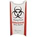 Heathrow Scientific HD23042P Paperboard Biohazardous Disposal Pouch, 140mm Length x 330mm Height x 10 mil Thick (Pack of 100)
