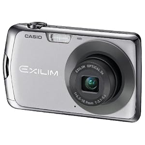 Casio EXILIM EX-Z330 SR Digitalkamera (12 Megapixel, 3-fach opt. Zoom, 6,9 cm (2,7 Zoll) Display) silber