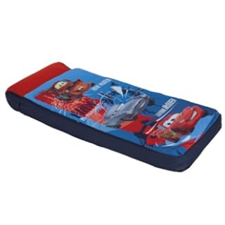 Disney Cars Espionage Junior Ready Bed a Sleepover Solution including Inflatable Mattress and Sleeping Bag