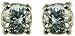 9ct Yellow Gold Ladies 1/3 Carat Solitaire 4 Claw Diamond Stud Earrings
