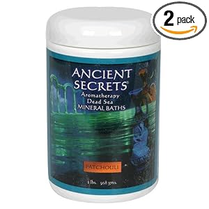 Ancient Secrets Mineral Baths, Aromatherapy Dead Sea, Patchouli, 32 oz (2 Lbs) 908 G (Pack... by 