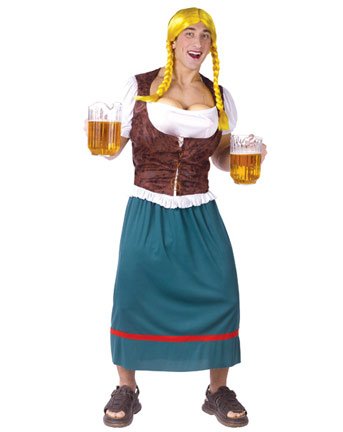Miss German breast Adult Costume