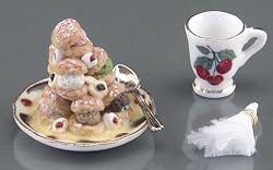 Reutter Porcelain Miniature Ice Cream Dessert Set