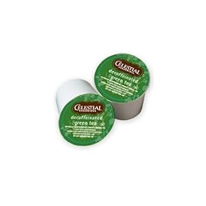 Celestial Seasonings Decaf Green Tea K-Cup Portion Pack for Keurig K-Cup Brewers 24-Count