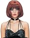 Supermodel Natural Red Skin Top Wig Adult Sexy Party Outfit Costume Accessory