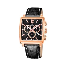 Jaguar - J634/3 - Montre Homme - Quartz - Chronographe - Bracelet cuir noir