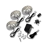 Amerelle LED30KBAM LED Accent Light 3 Pack, Nickel