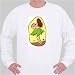 Nice Skirts - Sweatshirt with Polynesia, playing, woman, ball, beach, Hawaii, "grass skirt", traditional Large White