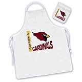 Arizona Cardinals NFL Barbeque/BBQ Apron and Mitt Tailgate Kit